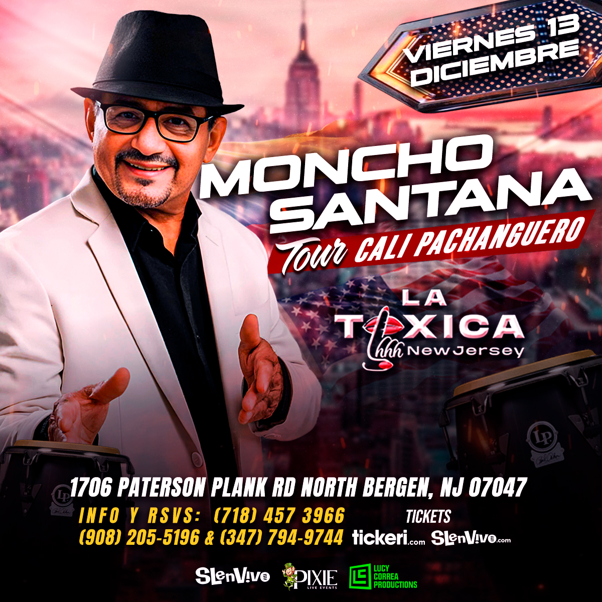 MONCHO SANTANA EN NORTH BERGEN, NJ!